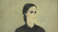 Portrait d'Oona Chaplin, 1954, huile sur toile, Musée Jenisch, Vevey
