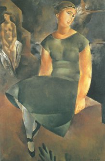 Jeune Fille à la Robe verte