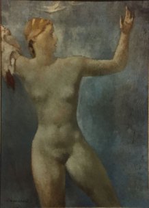 Jeune Fille aux bras levés