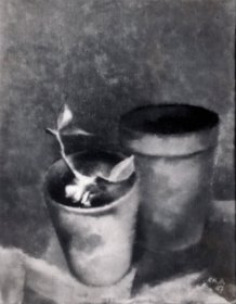 Deux Pots à Fleurs