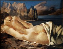 Nu au bord de la Mer, 1933, huile sur carton