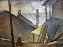 Femme au chapeau à Montricher