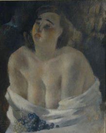 Femme aux raisins