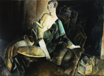  Portrait de la Baronne Frachon (Femme en habit vert), 1922, huile sur toile, ©Ass. R-Th Bosshard