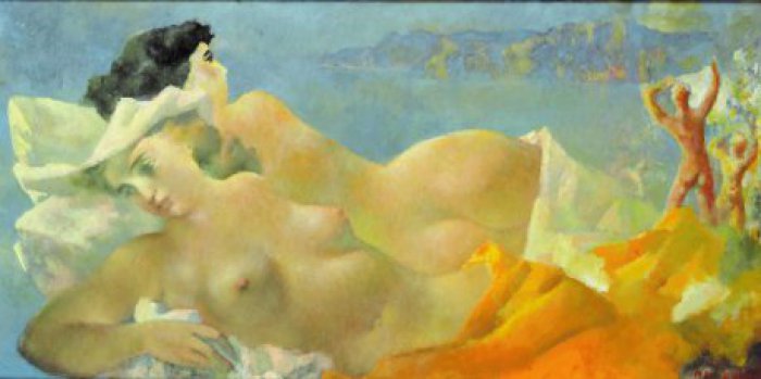 Deux nus couchés, 1940, huile sur toile. Musée Jenisch, Vevey