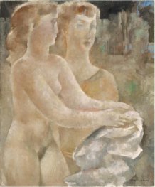 Deux femmes à la serviette blanche