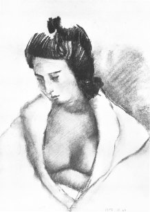 Jeune fille au décolleté