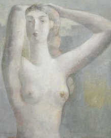 Torse de femme aux bras levés