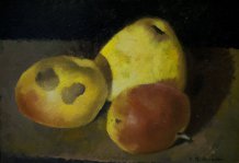 Nature morte aux trois pommes