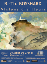 capture d'écran, flyer de l'exposition R.Th. Bosshard