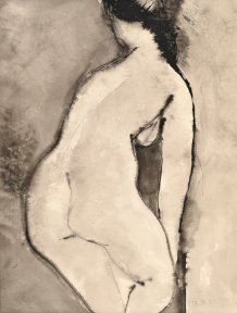 Femme nue de dos