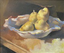 &quot;Nature morte aux poires&quot; (1945, huile sur toile, 46 x 55 cm, © Ass.R-Th Bosshard