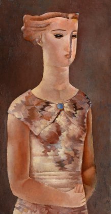 Jeune fille à la robe chamarrée